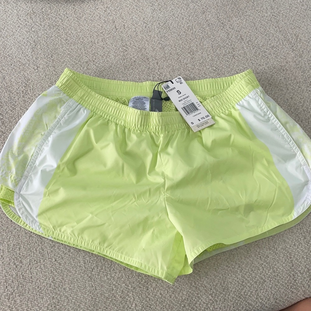Brand new Adidas/Stella McCartney running shorts Size Small